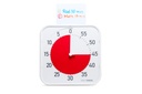 Großer TimeTimer® 30 x 30 cm weiss
