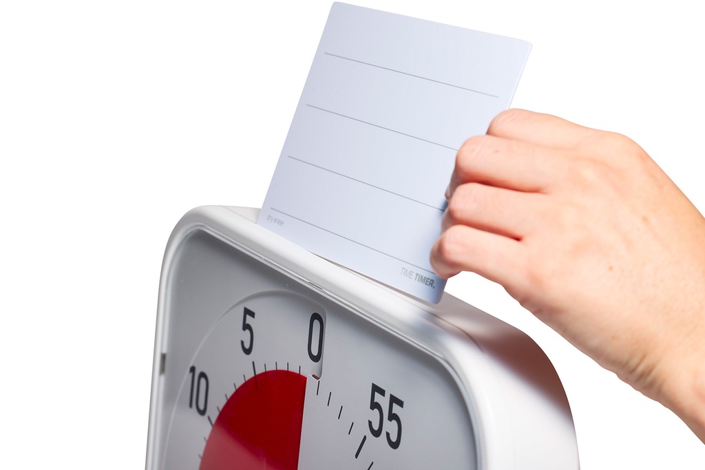 Großer TimeTimer® 30 x 30 cm weiss