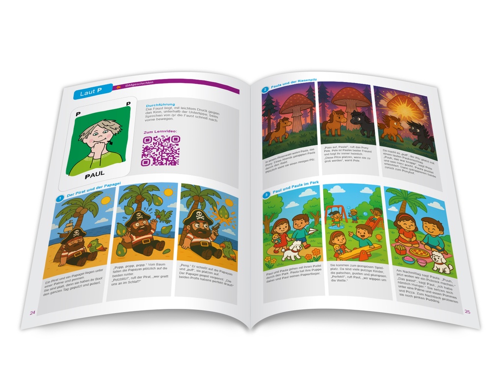 Bildgeschichten Einfachkonsonanten