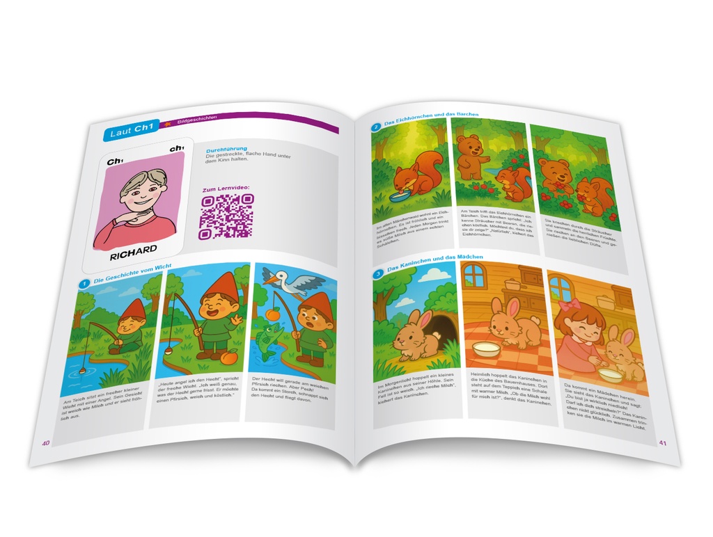 Bildgeschichten Einfachkonsonanten