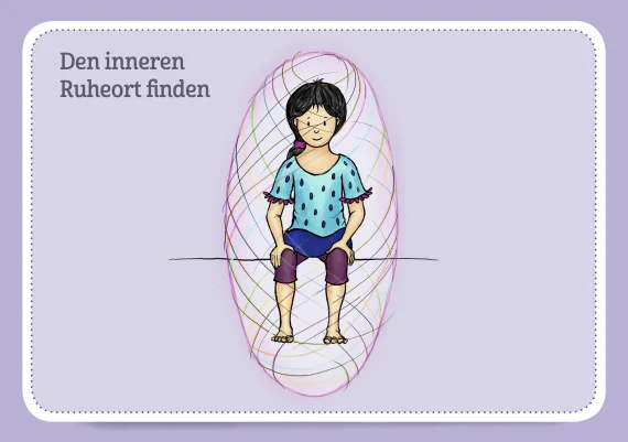 Achtsamkeitsübungen für entspanntes Lernen. 30 Bildkarten für Kinder