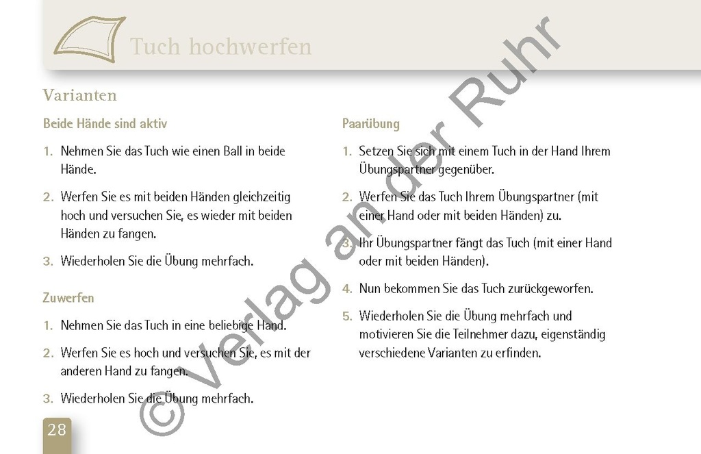 Handgymnastik für Senioren