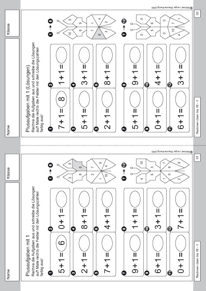 Rechnen üben bis 10 PDF 1