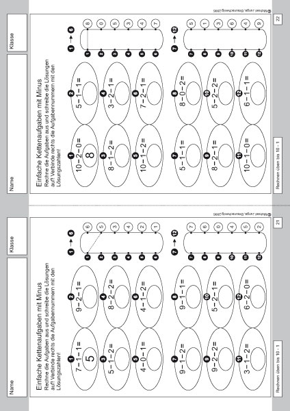 Rechnen üben bis 10 PDF 1