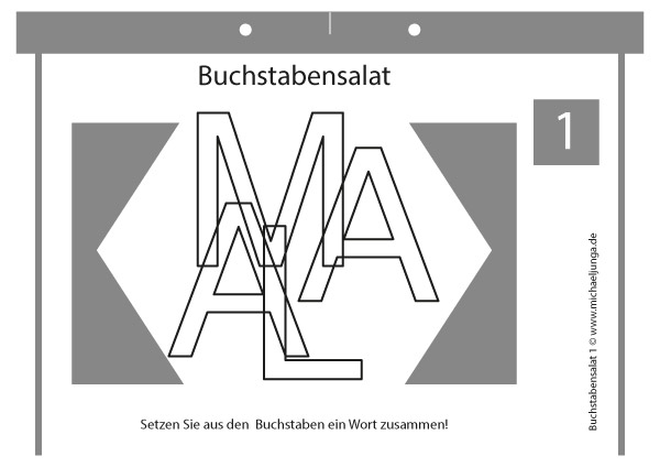 Buchstabensalat 1 PDF