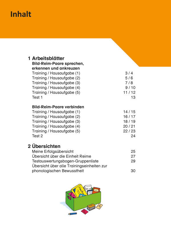 Reimwörter sprechen und erkennen PDF