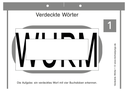 Wörterrätsel im Maxiformat PDF