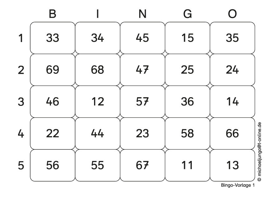 Lern-BINGO 8A Subtraktion (Z+ZE=ZE o.Ü) bis 100 PDF