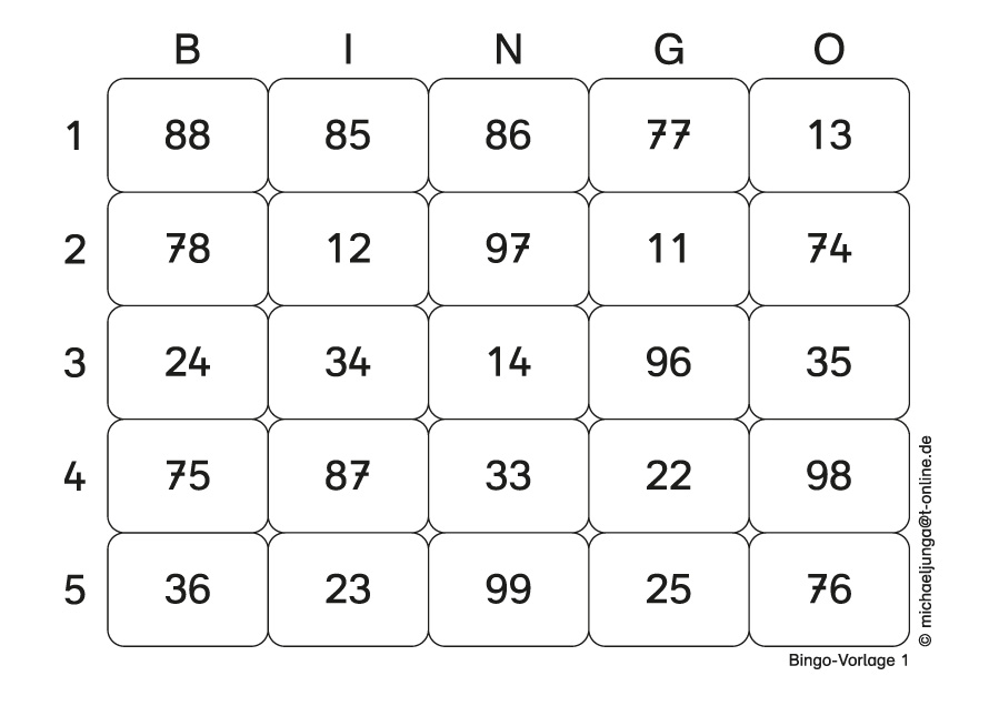 Lern-BINGO 9B Addition Subtraktion (Z+ZE/ZE-Z o.Ü.) bis 100 PDF