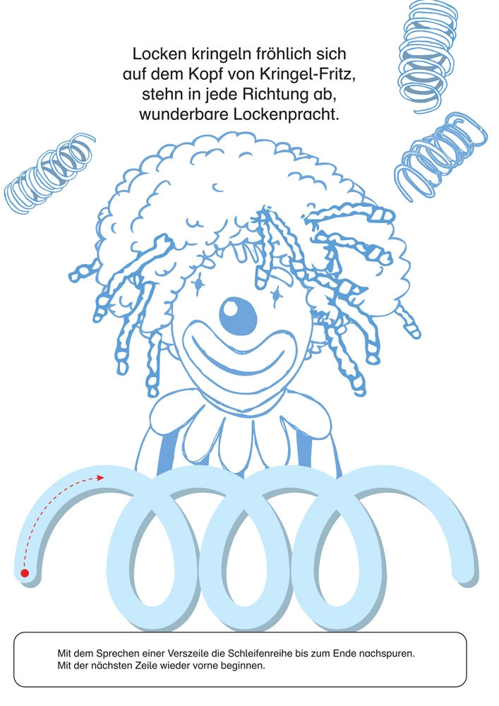 Schwungübungsbuch - mit Reimen