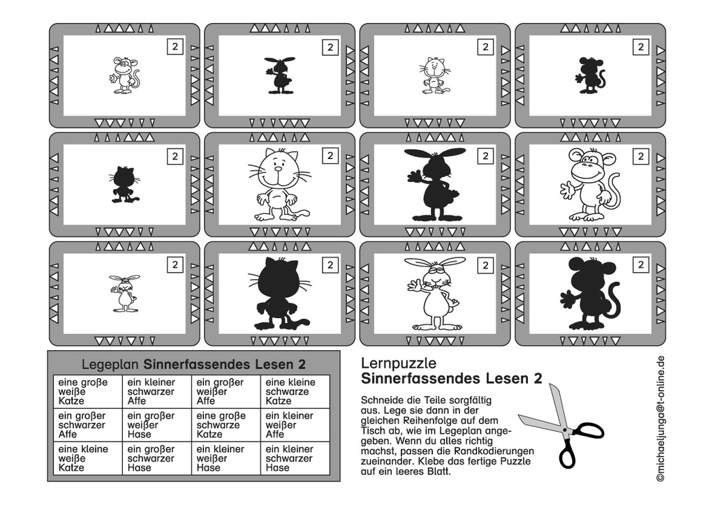 Lernpuzzle Teil 1: Sinnerfassendes Lesen PDF