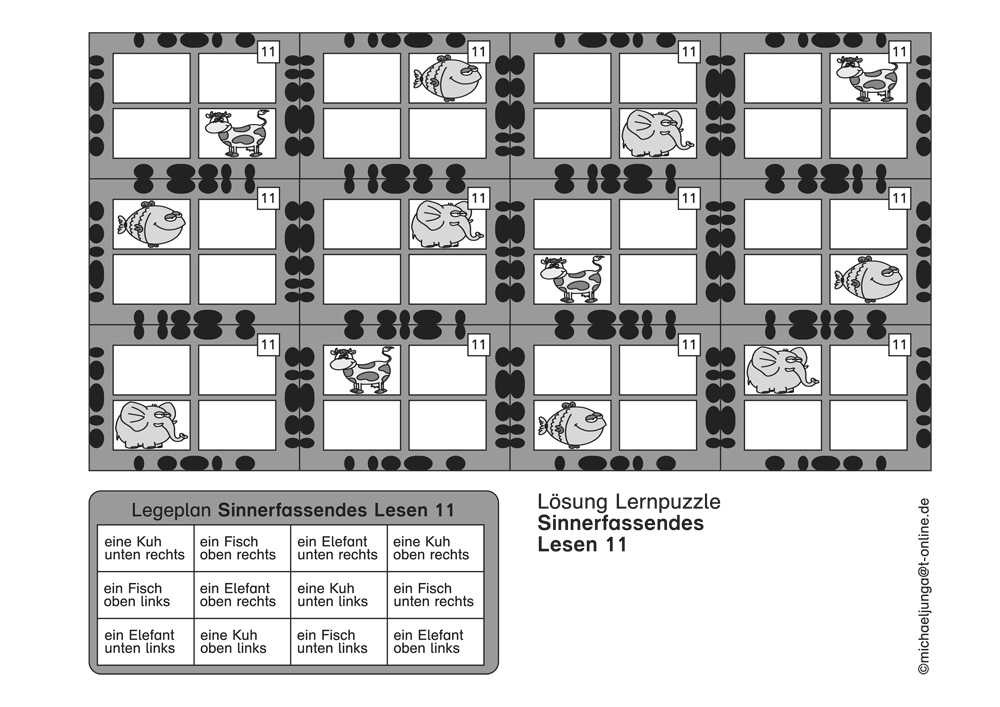 Lernpuzzle Teil 2: Sinnerfassendes Lesen PDF