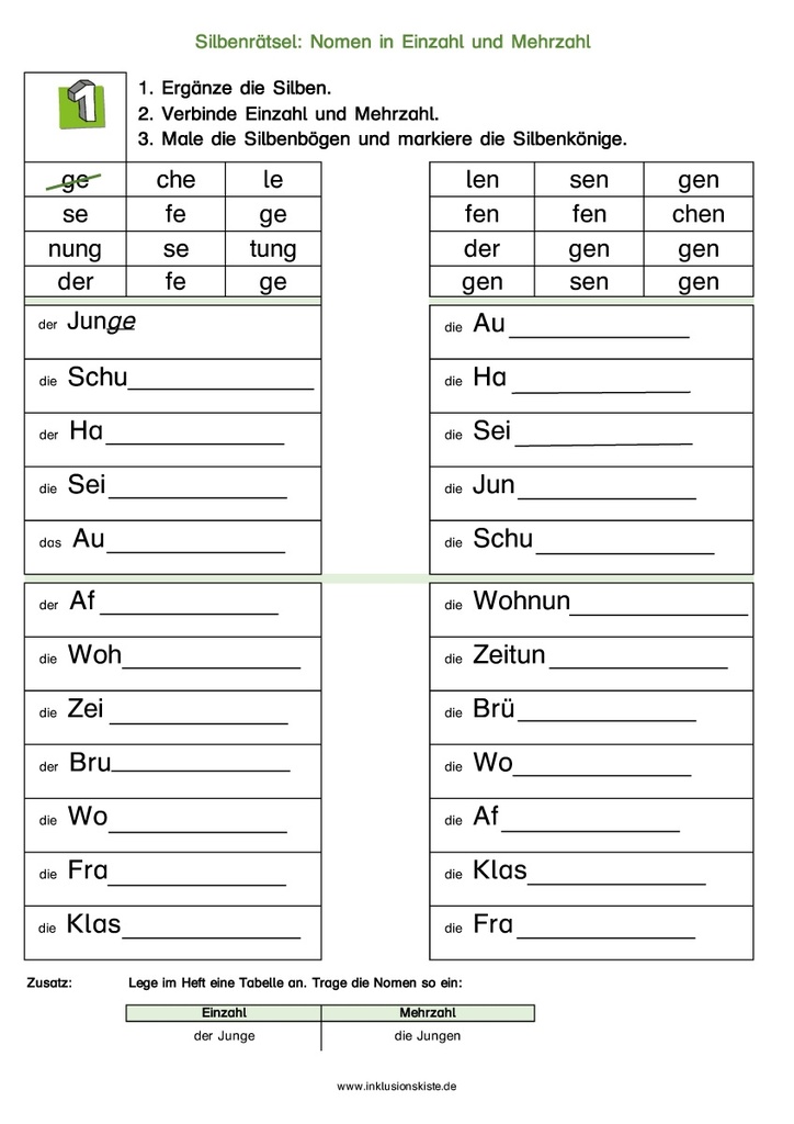 Täglich 10 Minuten Nomen-Training PDF