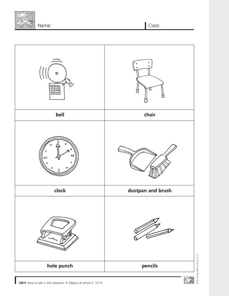 How to talk, Arbeitsmaterial