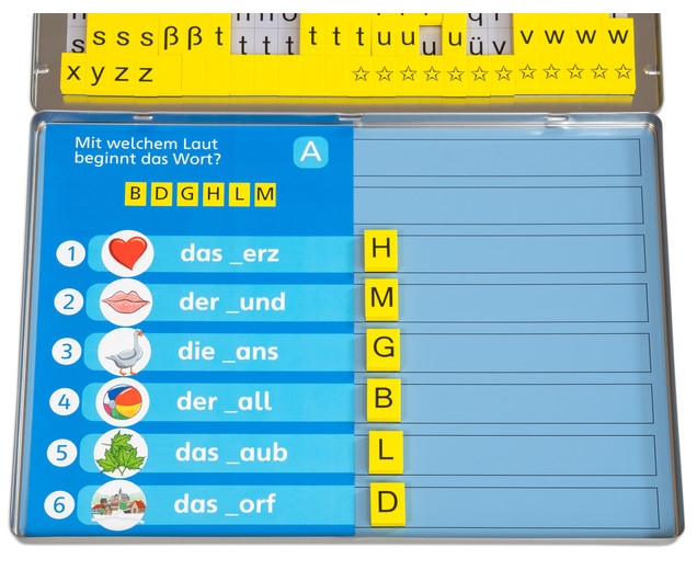Leserätsel - Übungskarten für die Lese Magnetbox
