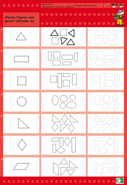 Max Lernkarten Geometrie 1 Beobachten, Zeichnen