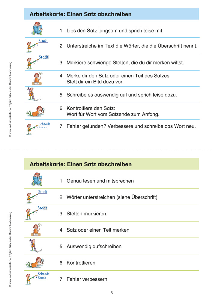 Rechtschreibtraining Satz des Tages (Klasse 3/4) E-Book