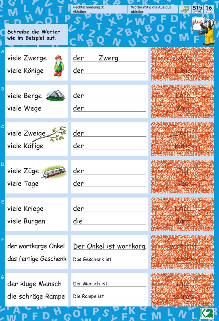 Max Rechtschreibung 3: Ableiten