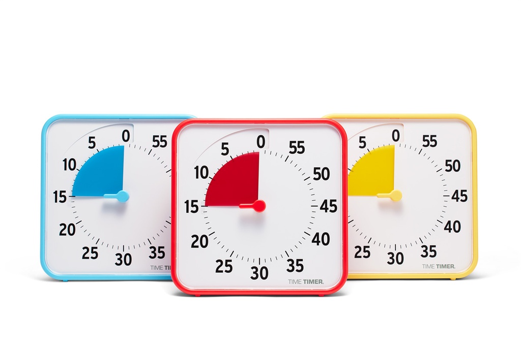 Gruppen TimeTimer 19 x 19 cm 3er-Set Farbkollektion 1