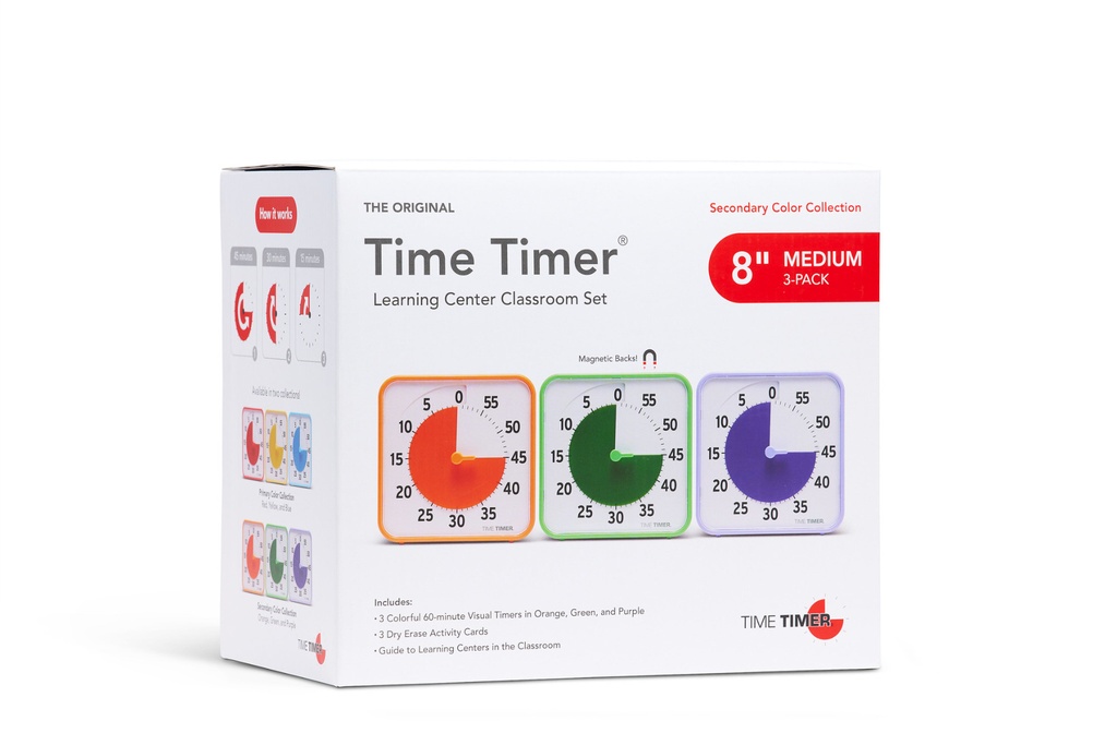 Gruppen TimeTimer 19 x 19 cm 3er-Set Farbkollektion 2