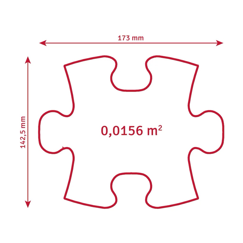 Orthopädische Matten-Set - Medium 2, 11 Teile