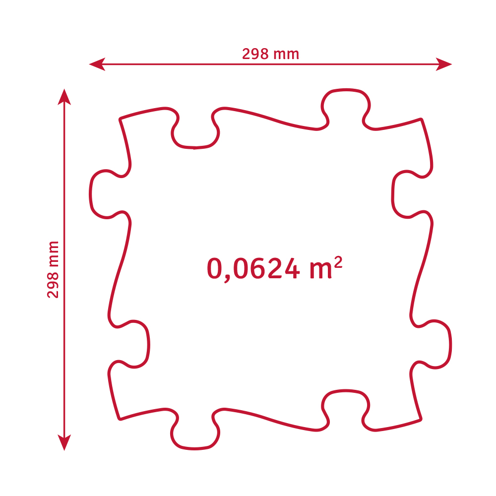 Orthopädische Matten-Set - 3D-Zubehör, 5 Teile