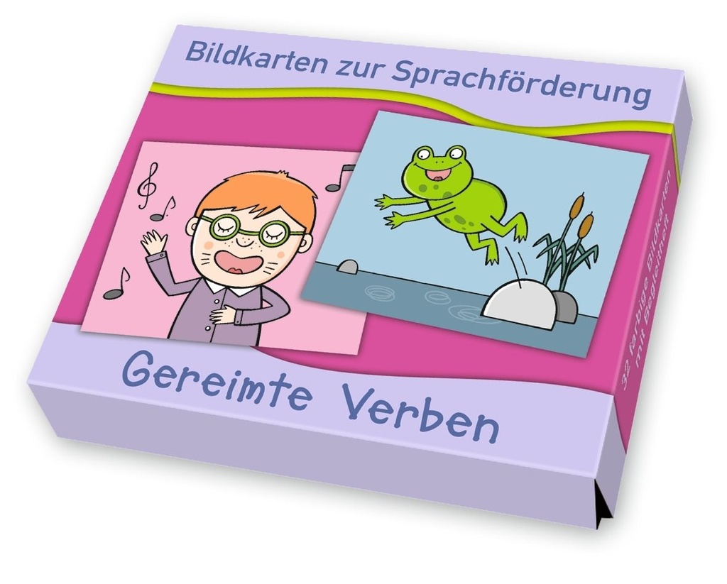 Bildkarten Gereimte Verben