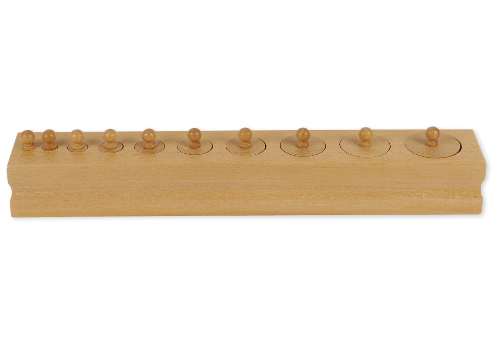 Block mit Zylindern 1 "Montessori Premium"