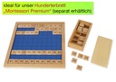 Kontrolltafel für das Hunderterbrett "Montessori Premium"