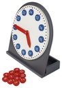 Uhr mit herausnehmbaren Ziffern "Montessori Premium"