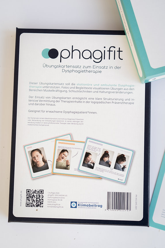 Übungskartensatz für die Dysphagietherapie