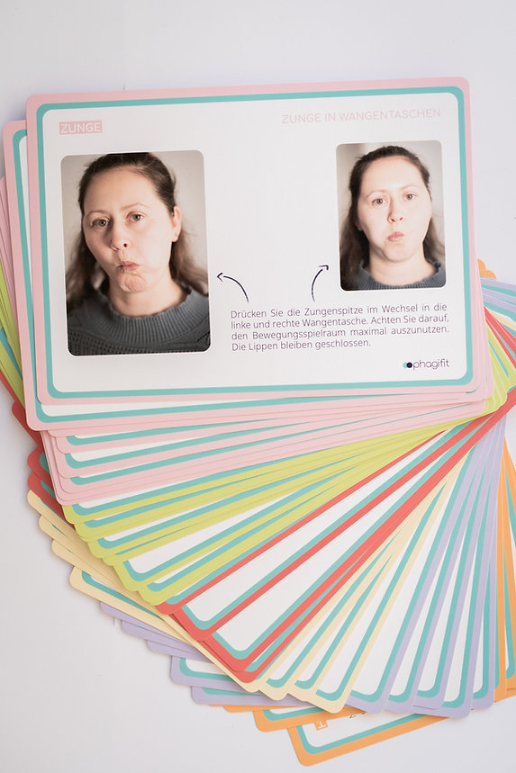 Übungskartensatz für die Dysphagietherapie