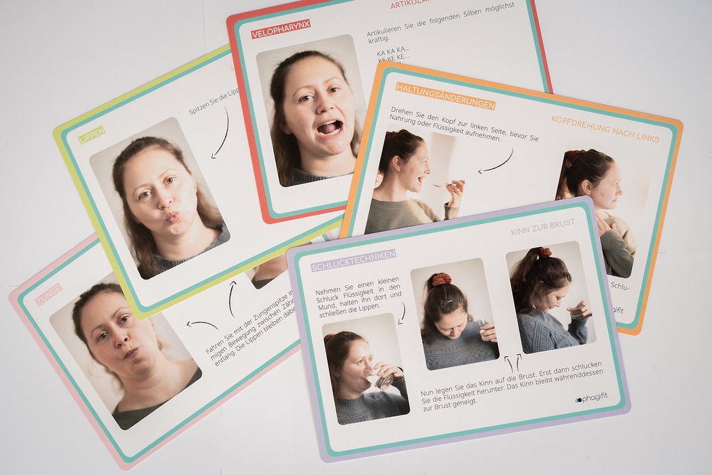 Übungskartensatz für die Dysphagietherapie