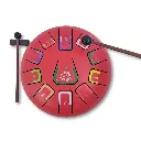 Tambu Steel Drum - Scarlet Sunset (Matt Red)