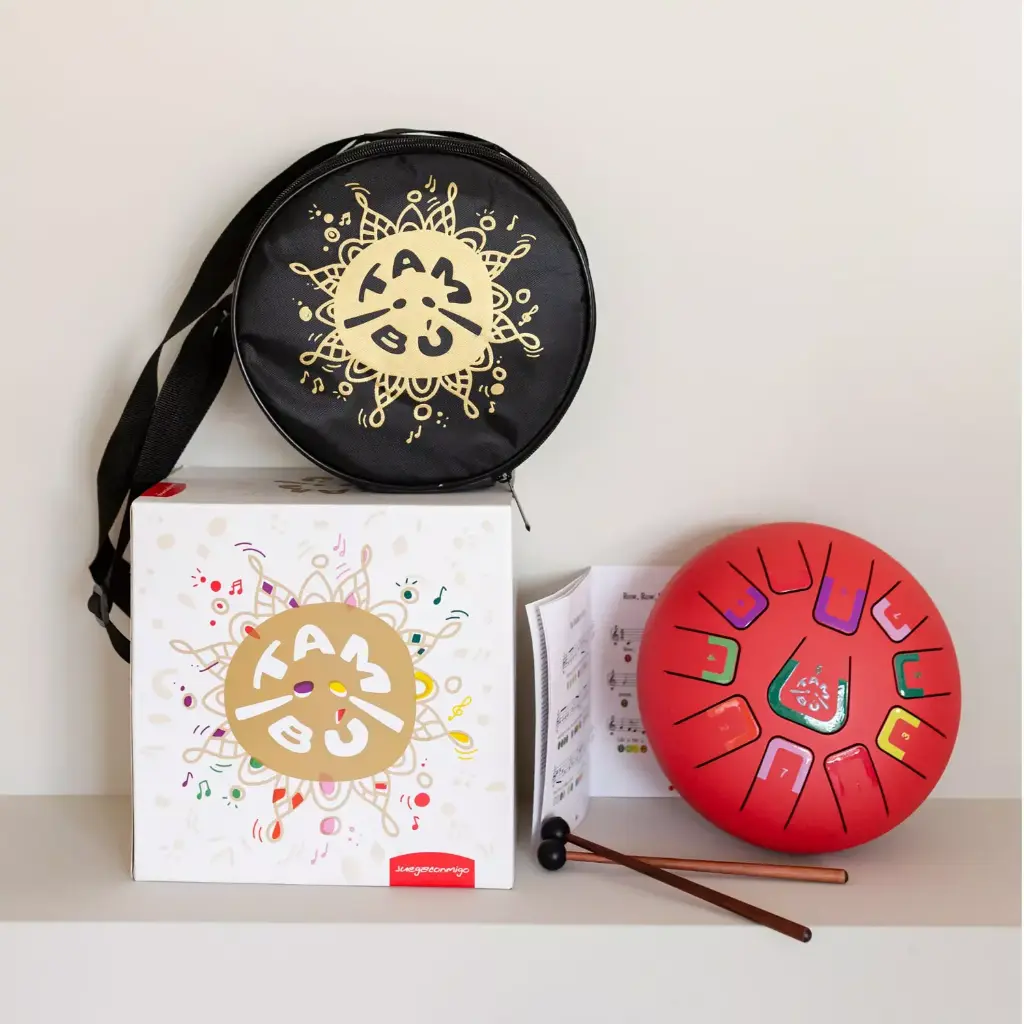 Tambu Steel Drum - Scarlet Sunset (Matt Red)