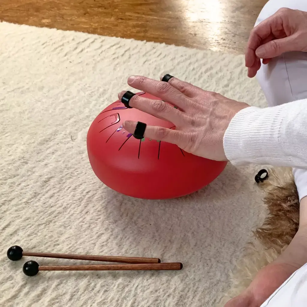 Tambu Steel Drum - Scarlet Sunset (Matt Red)