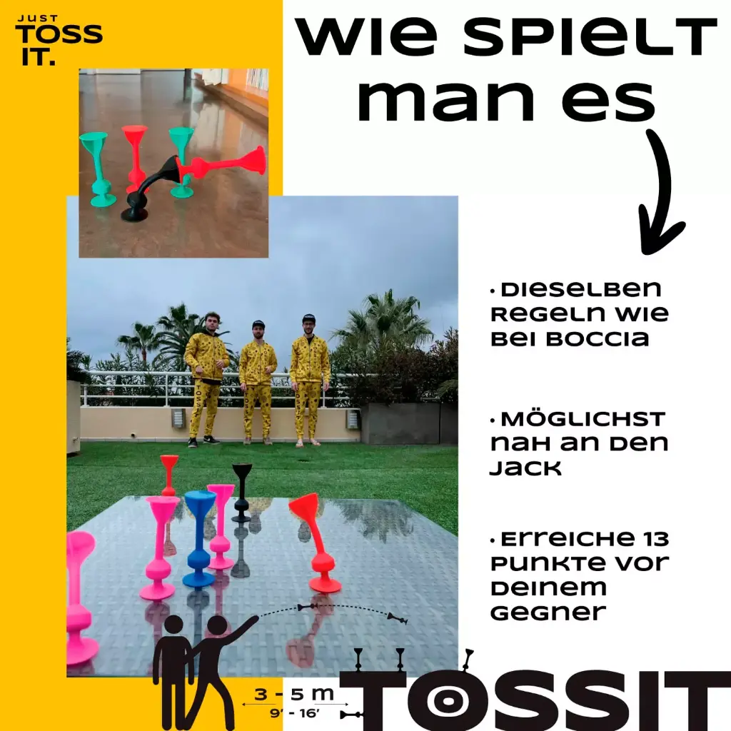 TOSSIT ORIGINAL STARTER PACK rot / türkis