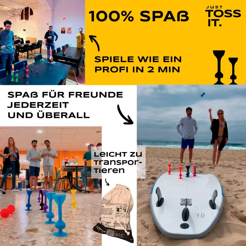 TOSSIT ORIGINAL STARTER PACK rot / türkis