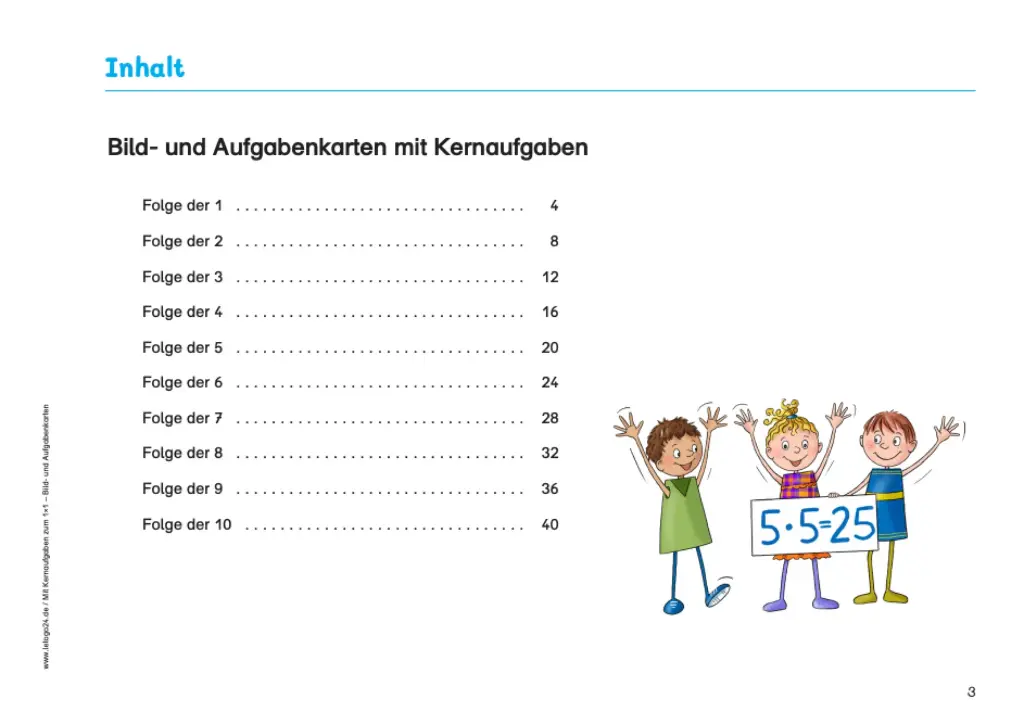 Mit Kernaufgaben zum 1x1 - Bild- und Aufgabenkarten PDF