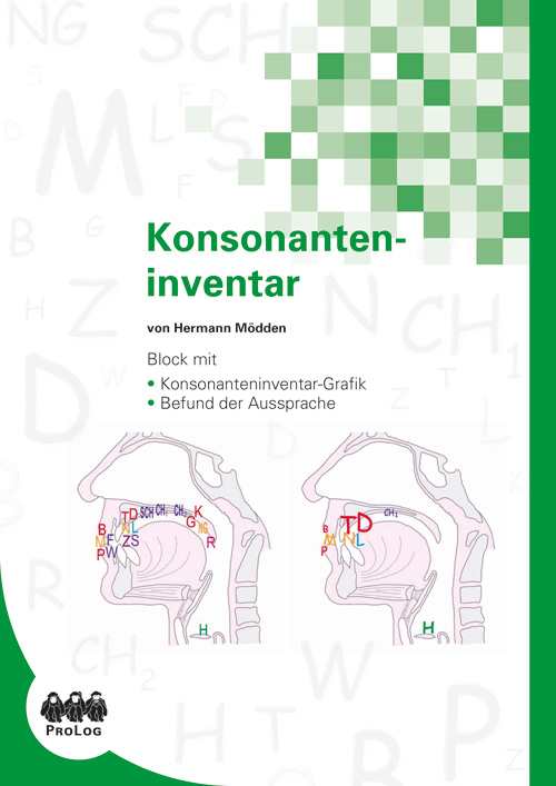 Konsonanteninventar, Befund der Aussprache*