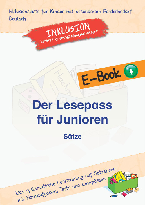 Der Lesepass für Junioren: Sätze E-Book