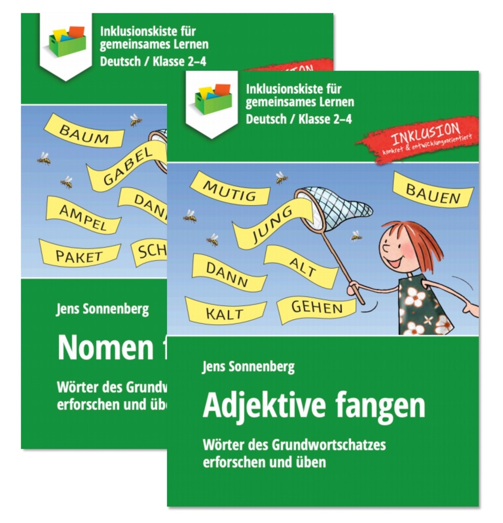 Wörter fangen Nomen und Adjektive PDF