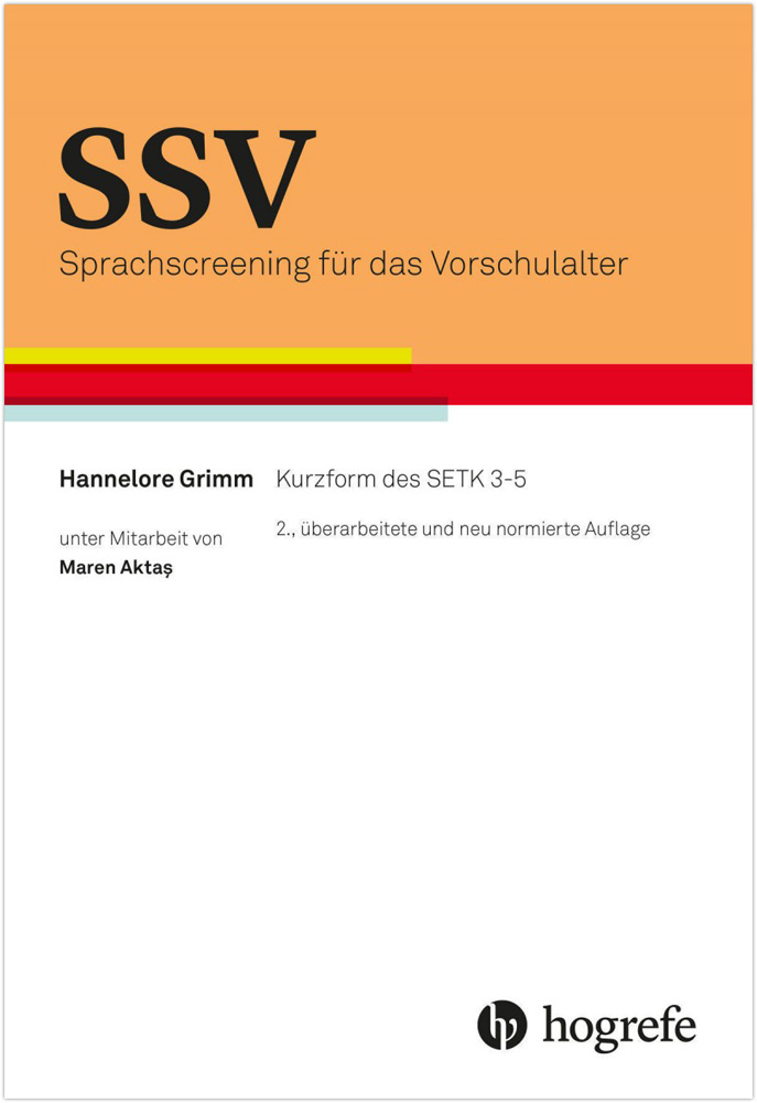 SSV Sprachscreening für das Vorschulalter