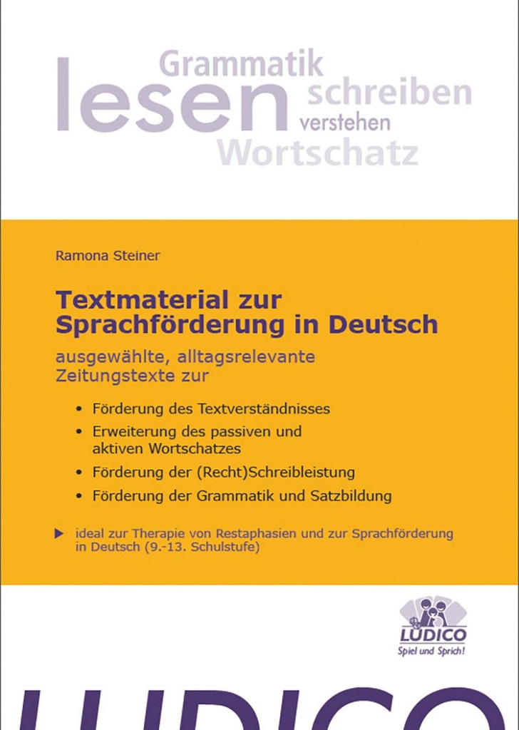 * Textmaterial zur Sprachförderung in Deutsch