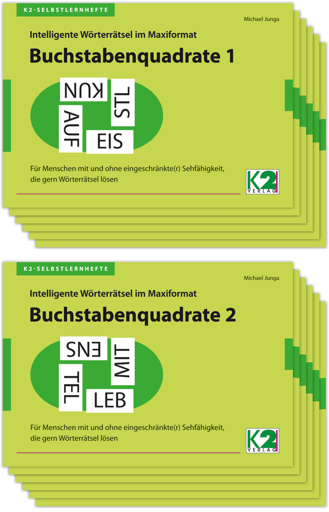 K2-Selbstlernhefte Wörterrätsel 1 + 2