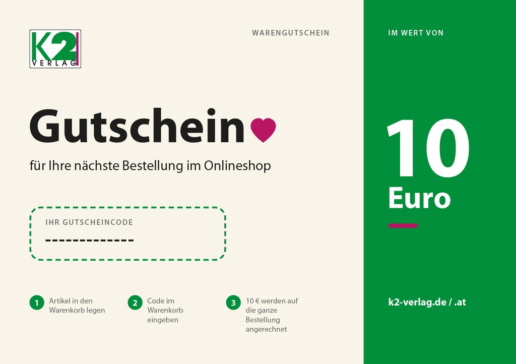 K2 Einkaufsgutschein 10 Euro