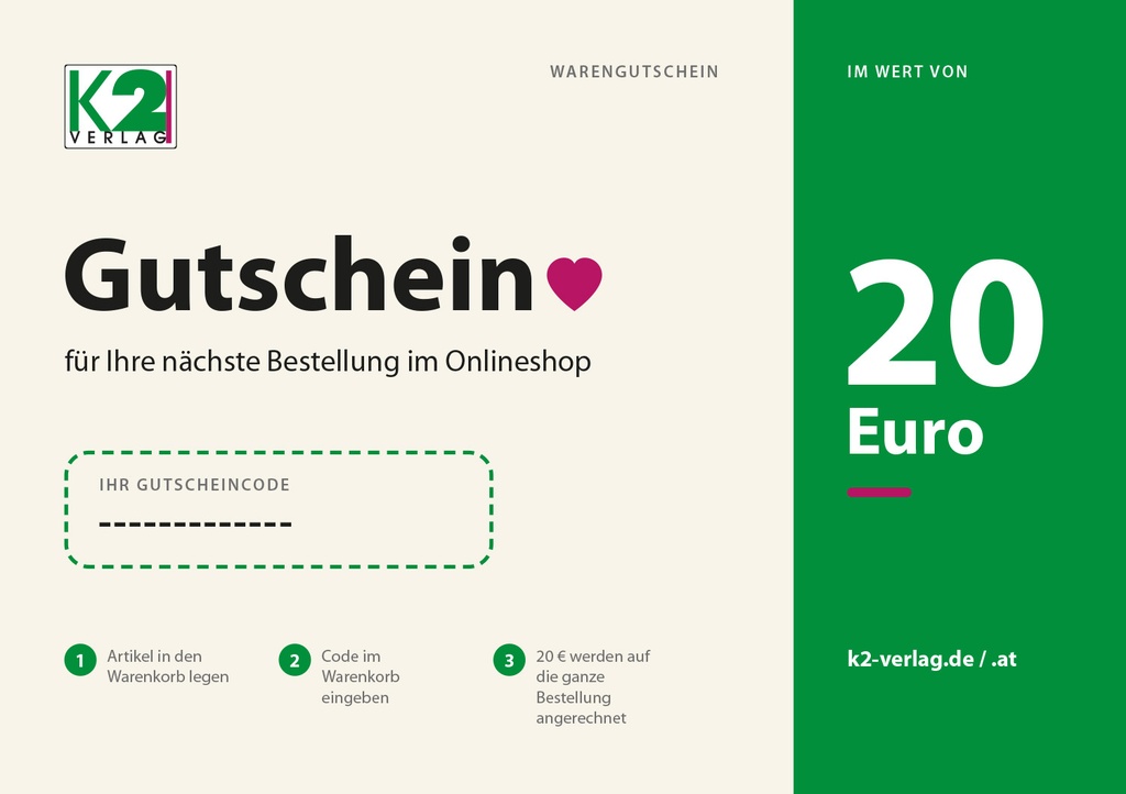 K2 Einkaufsgutschein 20 Euro