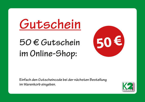 K2 Einkaufsgutschein 50 Euro