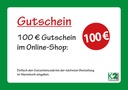 K2 Einkaufsgutschein 100 Euro