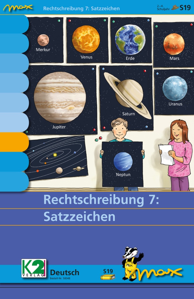 Max Lernkarten Rechtschreibung 7: Satzzeichen